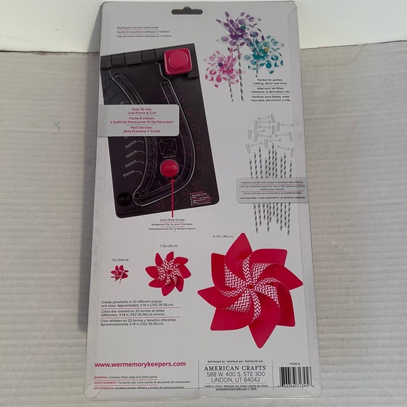 We R Memory Keepers Pinwheel Punch Board - Picture 2 of 3